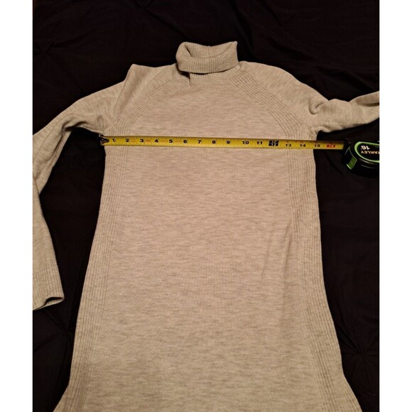 Lululemon Athletica Womens Keep It Cozy Knit Sweater Dress Gray Size 4 - Picture 11 of 16